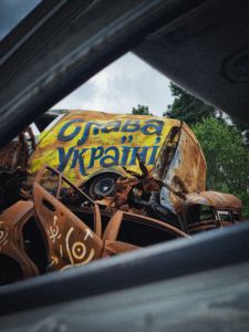Ausstellung erbeuteter russischer Militärgüter