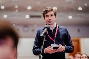 David Grasveld in der Antragsberatung.